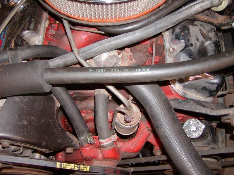 '69 325/350 hp Fuel Filter Position Team Chevelle